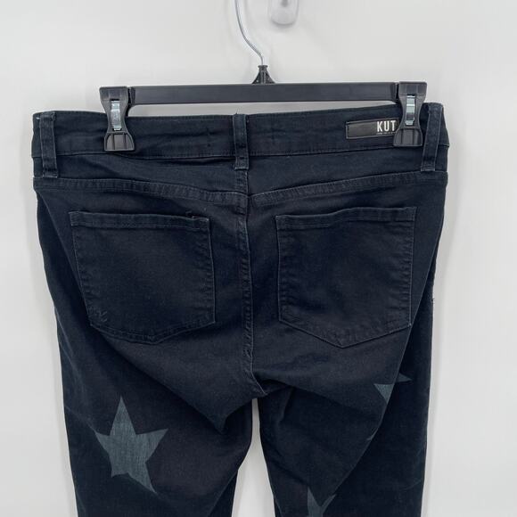 Kut from the Kloth Mia Toothpick Skinny Star Print Jean // 4 - Picture 7 of 10